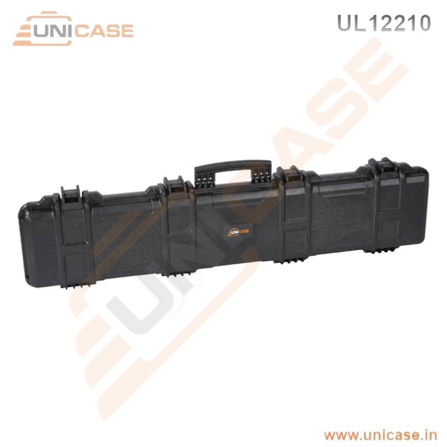 Hard gun carry case with wheels