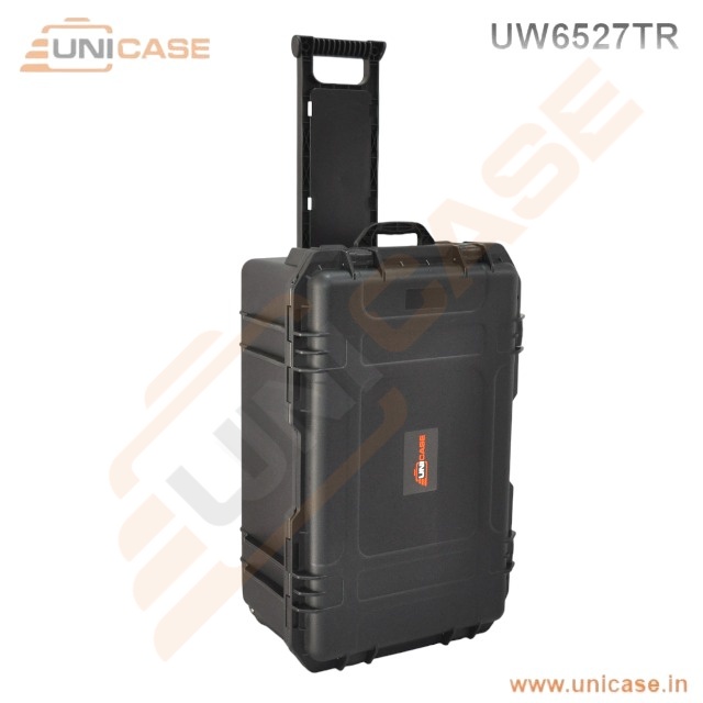 hard case with trolley handle