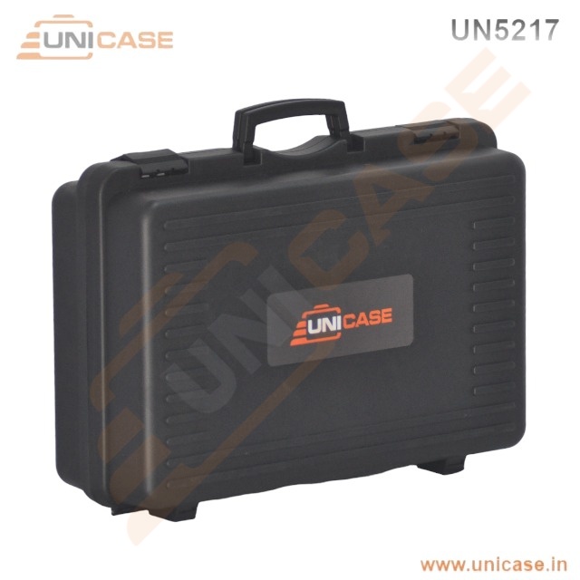 plastic tools box with handle for carrying musical equipment