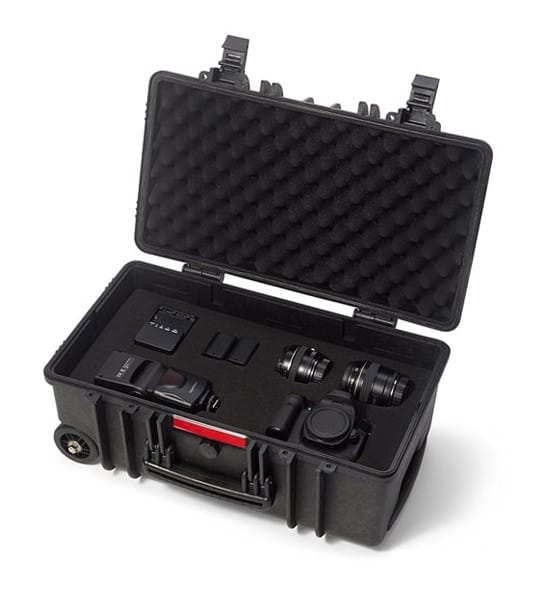 Sensitive camera gear hard plastic cases with foam customization