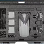 Custom hard plastic drone case with foam customization