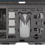 Custom hard plastic drone case with foam customization