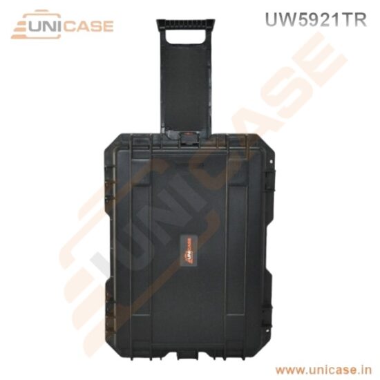 customized rolling hard plastic carry case with custom foam packaging