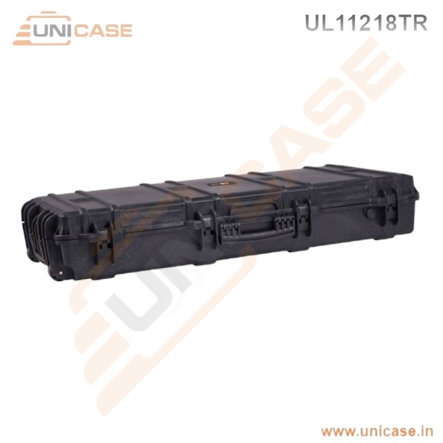 Custom made rugged hard plastic gun carry case with foam Custom made rugged hard plastic rifle carry case with foam