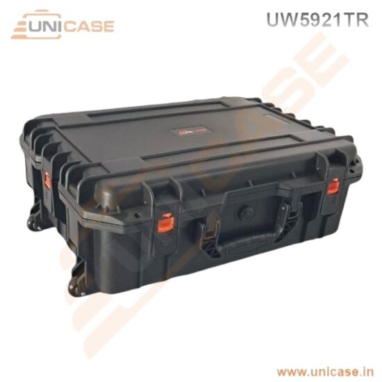 Customised hard plastic drone transport cases with custom foam packaging