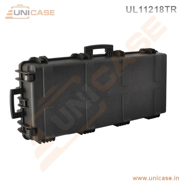 Heavy duty custom rifle cases with wheels and customized foam MIL grade custom rifle cases custom foam packing