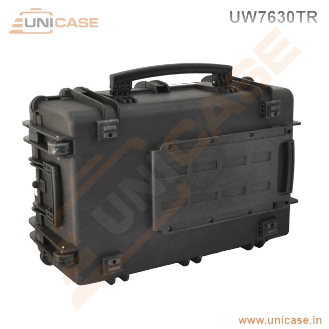 Customizable hard plastic pelican cases with wheel and trolley with custom foam Customized hard plastic pelican cases with custom foam for drone transport cases