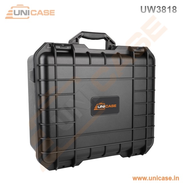 Weather proof light weight hard plastic case with foam