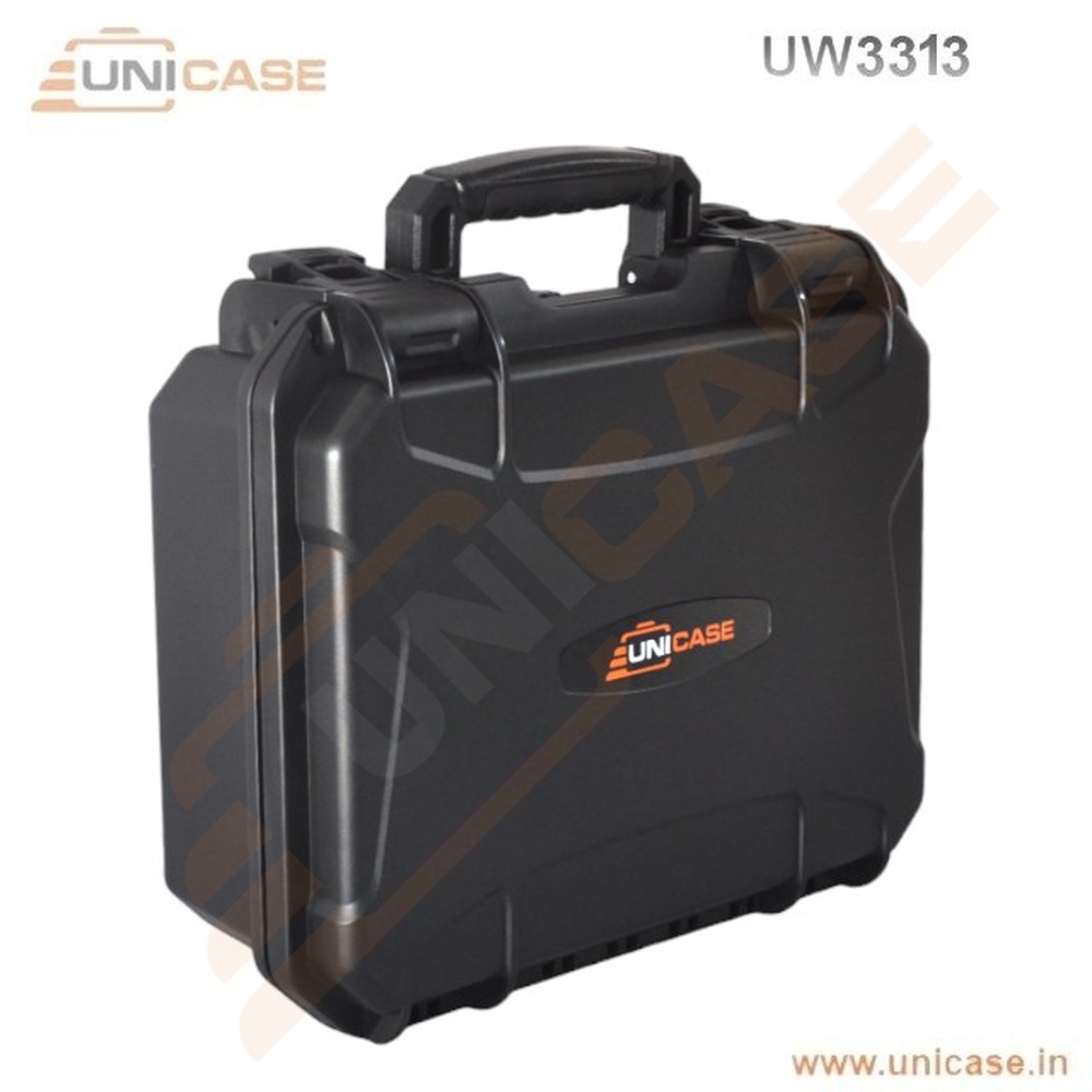 Outdoor Rugged IP67 rated Plastic carry Case with handle locks and customized foam option