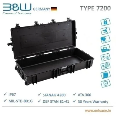 TYPE 7200 <br> IP67 MIL grade gun rifle Case