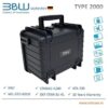 B&W TYPE 2000 hard plastic drone case with protective custom foam