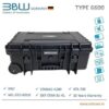 Customizable Pelican Case with wheels and trolley for air travel protective hard cases with foam : IP67 and MIL grade B&W cases TYPE 6600