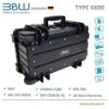 IP67 certified and and MIL grade TYPE 6600 B&W Durable outdoor protective hard plastic carry cases with custom foam and wheels trolley