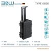 GoPro cases and custom drone cases from B&W cases TYPE 6600 with wheels and trolley cases IP67 and MIL standard plastic hard carry cases