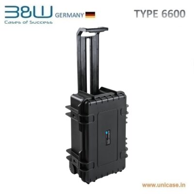 TYPE 6600 <span> B&W Heavy duty waterproof IP67 certified outdoor hard plastic carry Case: Rugged flight cabin baggage MIL grade camera hard plastic carry case</span>