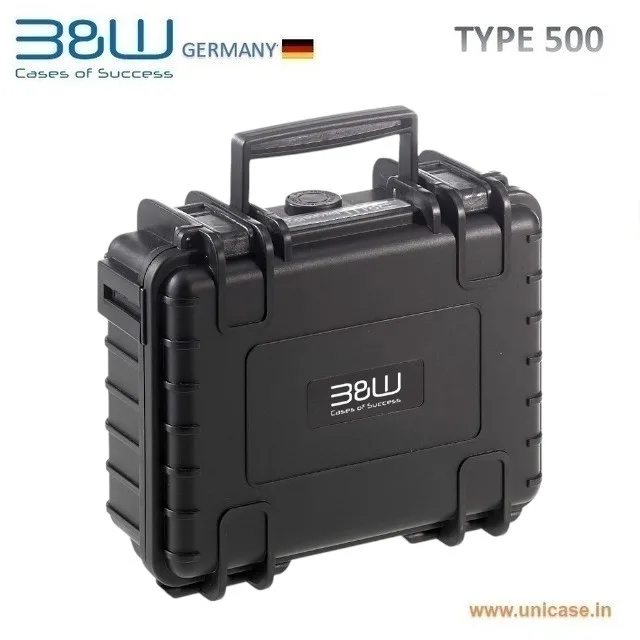 TYPE 0500 B&W MIL grade Hard Plastic Carry Case: High quality plastic hard carry case for Equipment’s