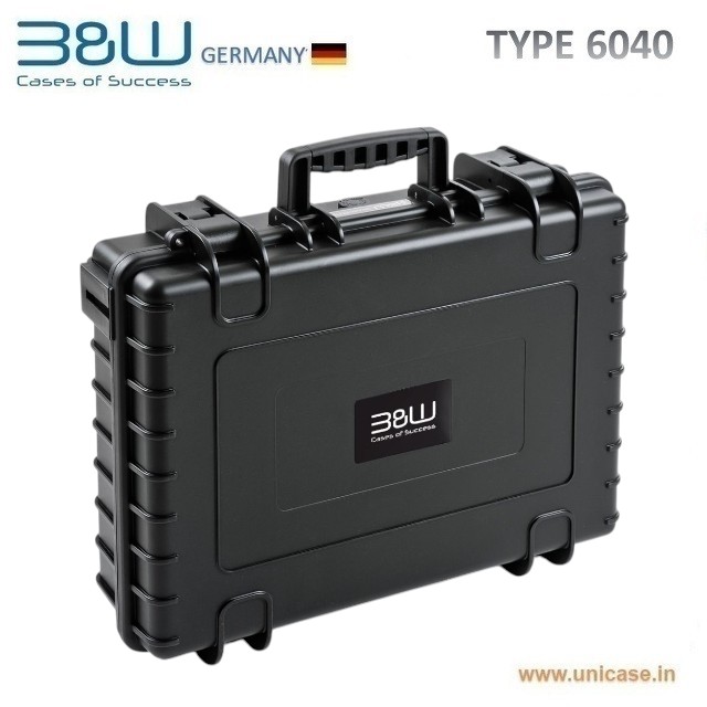 Waterproof cases which are IP67 standard and MIL grade standard demo kit cases and toolkit cases : Protective hard plastic Pelican case from, B&W TYPE 6040