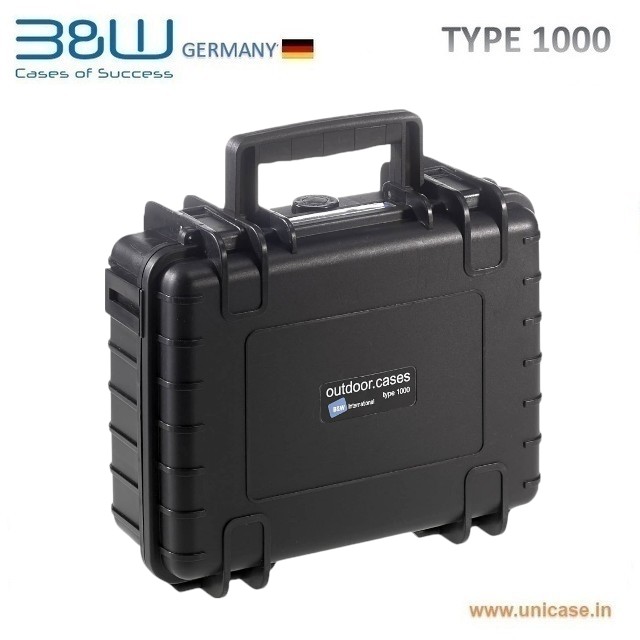 B&W TYPE 1000 Heavy Duty protective hard plastic transit Case from Unicase