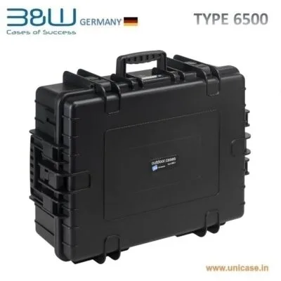 TYPE 6500 <span> B&W Heavy duty MIL certified outdoor hard plastic carry Case: Rugged premium quality IP67 certified drone hard carry case</span>