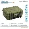 TYPE 4000G B&W IP67 and MIL grade certified Olive Green Plastic Carry Case: Highest quality waterproof plastic carry case