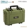 TYPE 4000G B&W IP67 and MIL grade certified Olive Green Plastic Carry Case: Highest quality waterproof plastic carry case