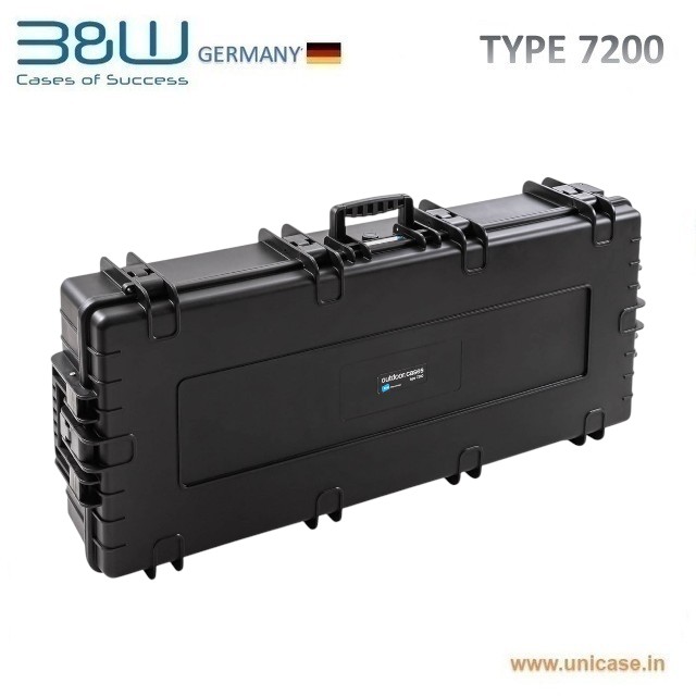 TYPE 7200 with IP67 and MIL standard certified custom case with foam : Heavy duty gun cases from B&W cases sold by Unicase