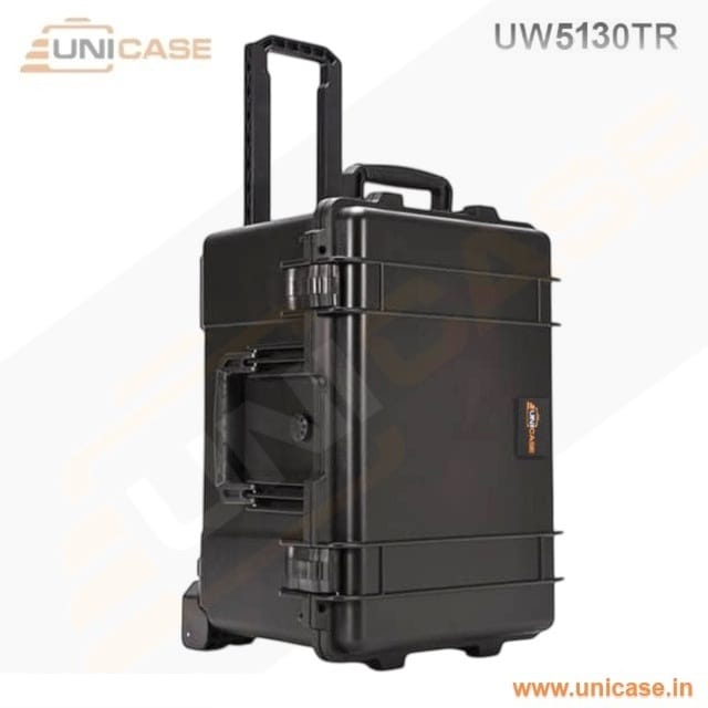 heavy duty waterproof hardshell case with wheel and trolley